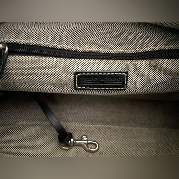 Dooney & Bourke anniversary signature double pocket satchel handbag purse ~ - Picture 2 of 12